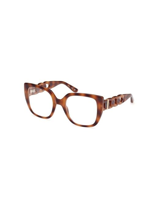 Guess Black Gu50118 053 Optical Frames Injected Squared Normal