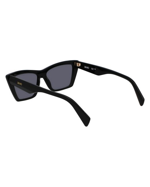 Liu Jo Black Lj802S 001 Sunglasses Acetate Squared Normal