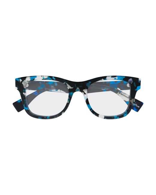 Gucci Black Gg2010O 002 Optical Frames Acetate Transparent Squared for men