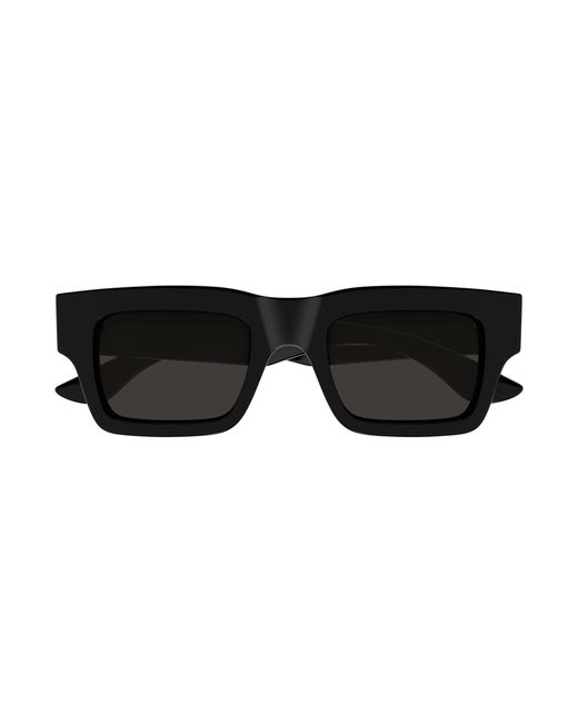 McQueen Black Am0508S 001 Sunglasses Acetate Cat Eye for men