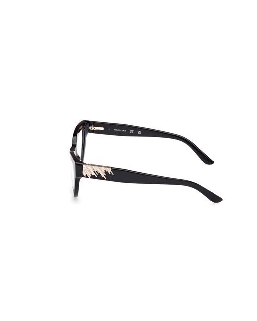 Guess Black Gm50036 001 Optical Frames Acetate Cat Eye Normal