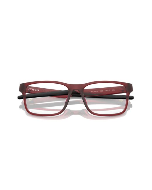 FERRARI SCUDERIA Black Fz8003U 508 Optical Frames Injected Squared Normal for men