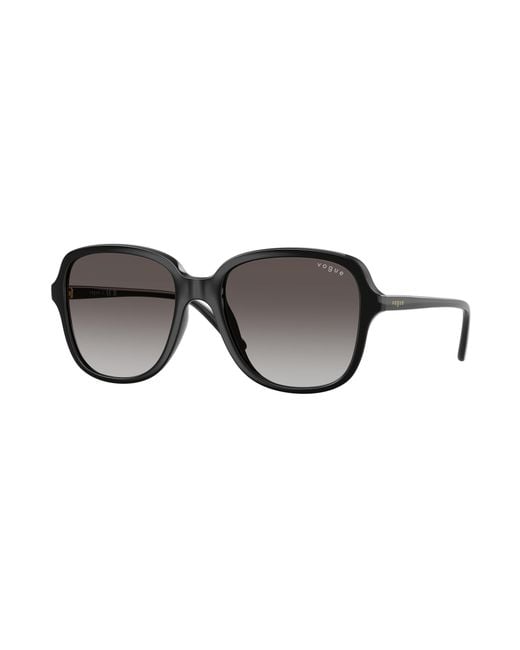 Vogue Eyewear Black Vo5601S W44/8G Sunglasses Nylon Squared Normal Shaded