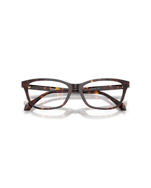 Versace Black Ve3375 5542 Optical Frames Acetate Transparent Cat Eye Normal