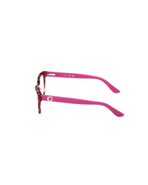 Guess Black Gu50234 078 Optical Frames Acetate Geometric Normal