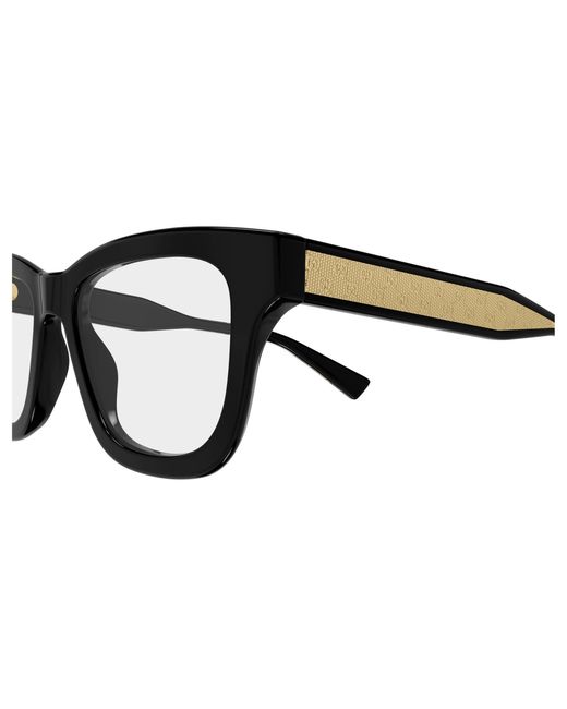 Gucci Black Gg2066O 001 Optical Frames Acetate Transparent Cat Eye