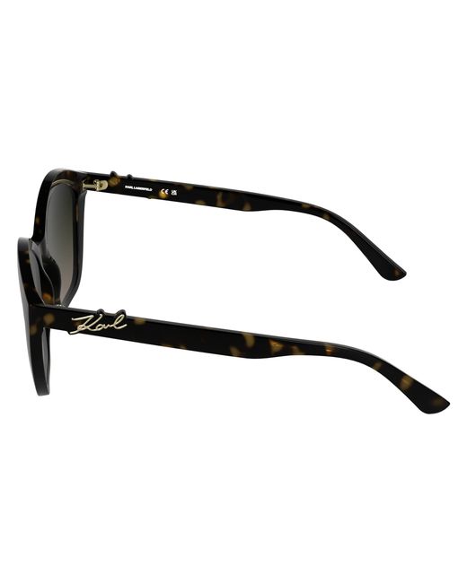 Karl Lagerfeld Black Kl6222S 242 Sunglasses Bio-Injected Cat Eye Normal