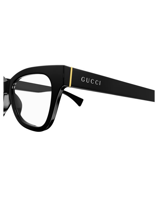 Gucci Black Gg1133O 001 Optical Frames Acetate Cat Eye