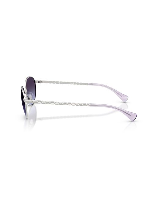 Ralph Lauren Black Ra4148 90014Q Sunglasses Metal Round Normal Shaded