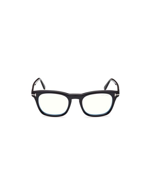 Tom Ford Black Ft5870-B 001 Optical Frames Acetate Squared Normal for men