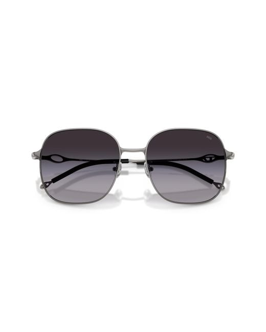 DIESEL Black Dl1010D 10038G Sunglasses Metal Squared Normal Shaded