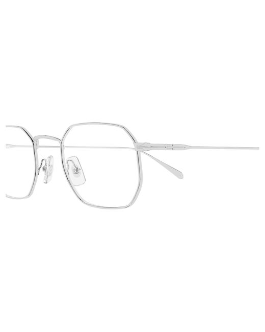 Montblanc Black Mb0474O 002 Optical Frames Metal Transparent Squared for men