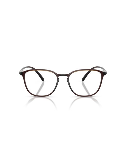 Giorgio Armani Black Ar7276U 5017 Optical Frames Injected Transparent Pillow Normal for men