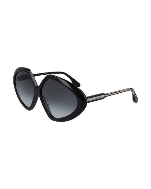 Victoria Beckham Black Vb614S 1 Sunglasses Plastic Geometric Shaded