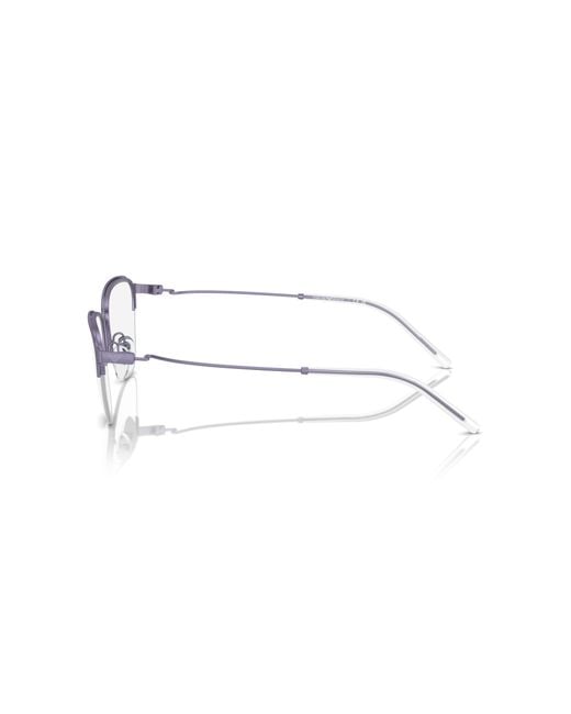 Emporio Armani Black Ea1161 3383 Optical Frames Metal Transparent Geometric Normal