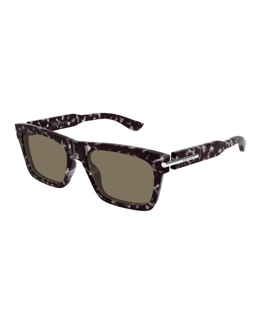 McQueen Black Am0495S 002 Sunglasses Acetate Squared for men