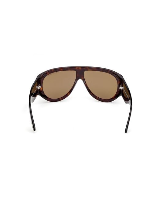 Tom Ford Black Ft1044 Bronson 52N Sunglasses Acetate Pilot Normal for men