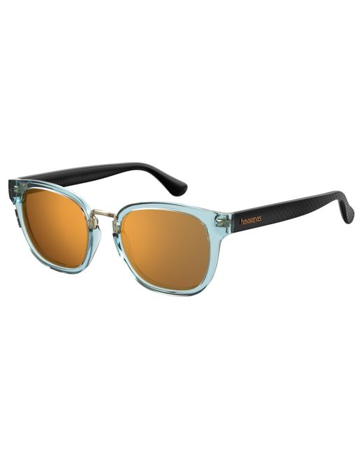 Havaianas Black Guaeca Mvu/Vp Sunglasses Plastic Squared Mirror