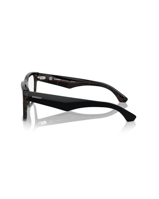 Burberry Black Be2411 4121 Optical Frames Acetate Squared Normal for men