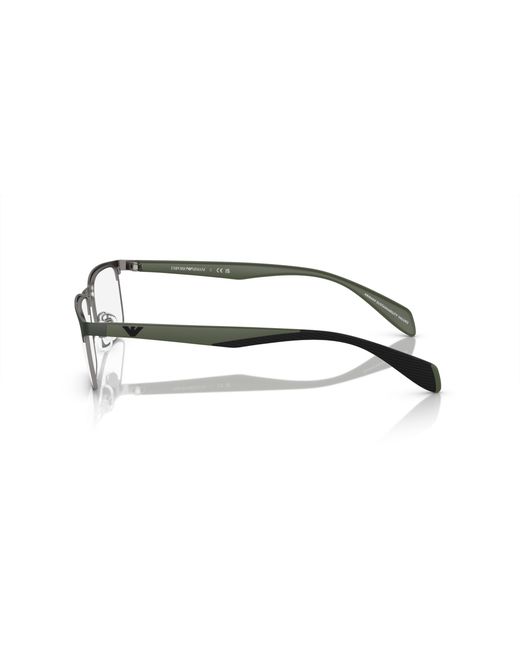 Emporio Armani Black Ea1149 3368 Optical Frames Metal Transparent Squared Normal for men