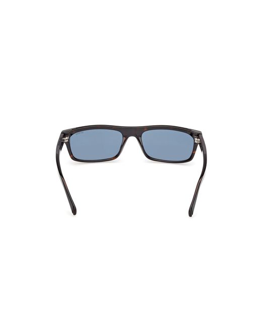 Guess Black Gu00276 52V Sunglasses Injected Squared Normal for men