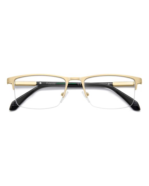 Polaroid Black Pld D599 Aoz Optical Frames Metal Squared Normal for men