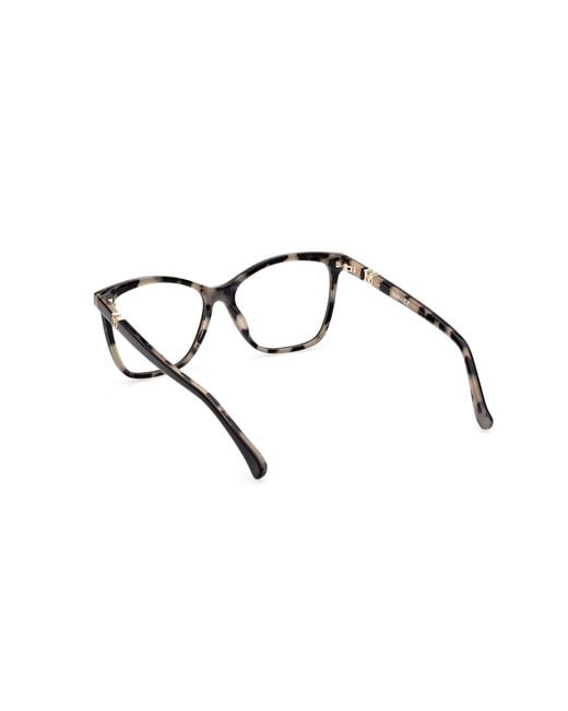 Max Mara Black Mm5017 005 Optical Frames Acetate Butterfly Normal