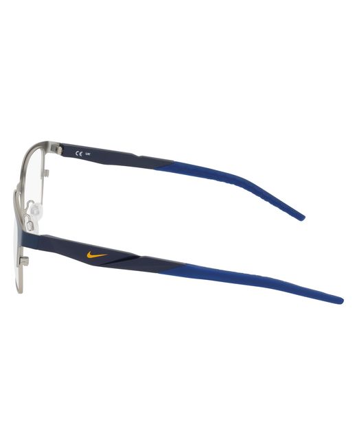 Nike Black 8185 410 Optical Frames Metal Squared Normal for men