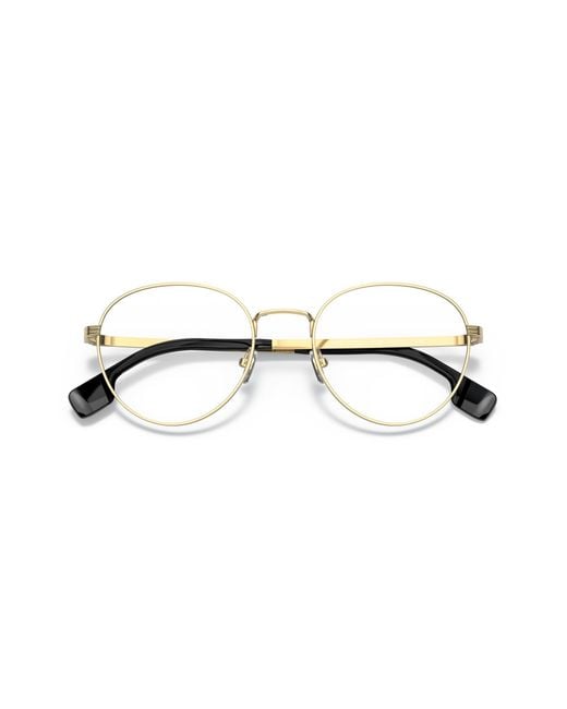 Versace Black Ve1279 1002 Optical Frames Steel Transparent Pantos Normal for men