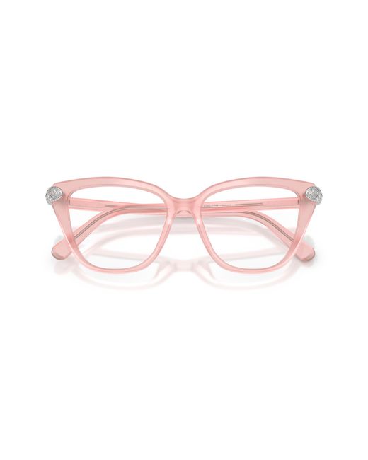 Swarovski Black Sk2045 1041 Optical Frames Acetate Cat Eye Normal