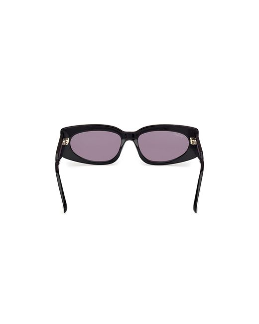 MAX&Co. Black Mo0114 01A Sunglasses Acetate Smoke Squared Normal