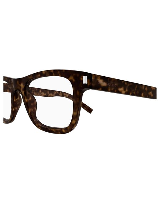 Saint Laurent Black Sl 819 Opt 002 Optical Frames Acetate Transparent Squared