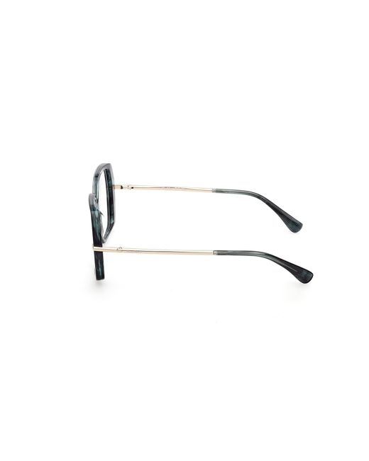 Max Mara Black Mm5175 098 Optical Frames Acetate Geometric Normal
