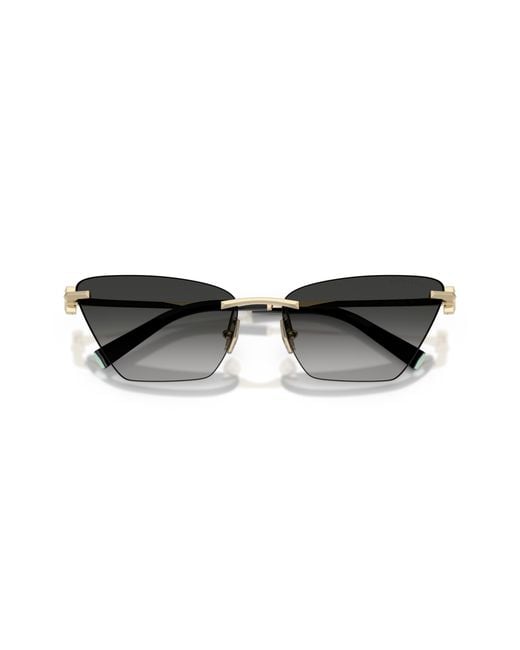 Tiffany & Co Black Tf3120 62413C Sunglasses Metal Butterfly Normal Nuanced