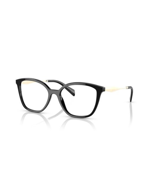 Prada Black Pr 02Zv 1Ab1O1 Optical Frames Acetate Butterfly Normal
