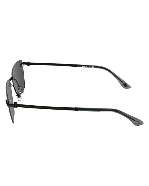 Lacoste Black L282S 002 Sunglasses Metal Squared Normal for men
