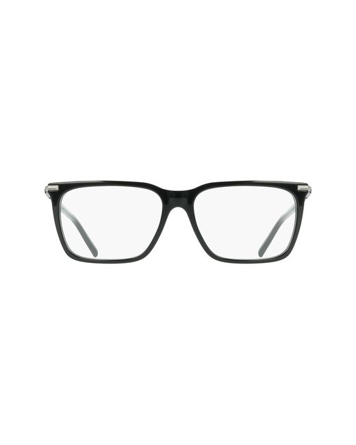Ferragamo Black Sf3037 001 Optical Frames Acetate Squared Normal for men