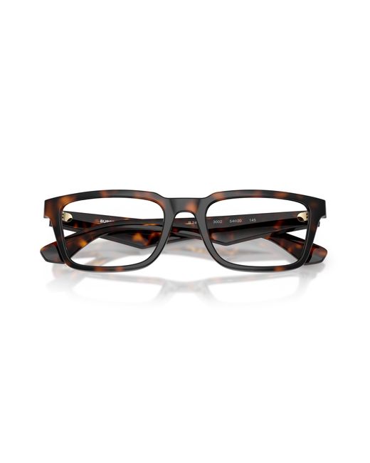 Burberry Black Be2428U 3002 Optical Frames Injected Squared Normal for men
