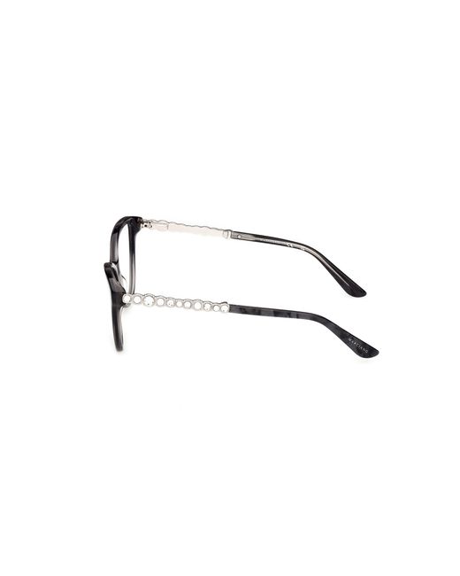 Guess Black Gm50060 5 Optical Frames Acetate Cat Eye Normal