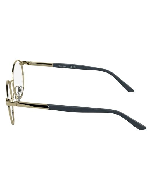 Calvin Klein Black Ck25112 045 Optical Frames Metal Round Normal