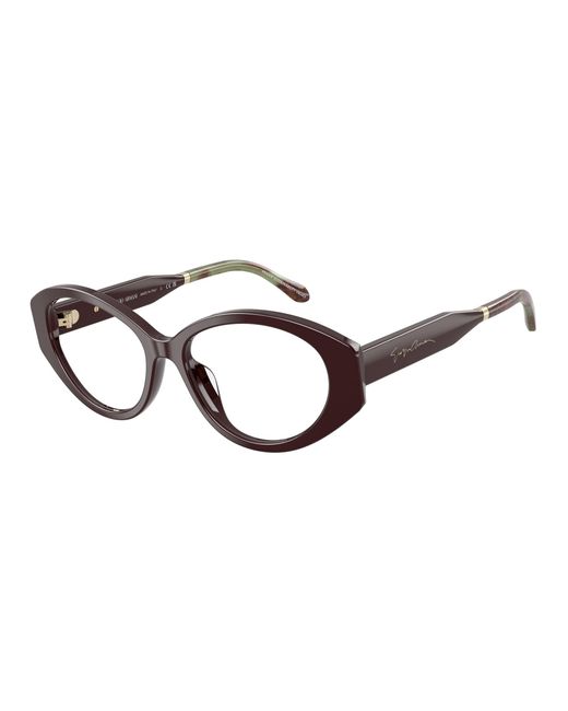 Giorgio Armani Black Ar7281U 6228 Optical Frames Acetate Round Normal