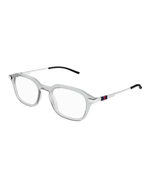 Gucci Black Gg1891O 003 Optical Frames Acetate Transparent Squared for men