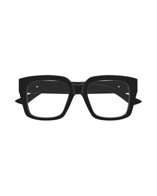 Bottega Veneta Black Bv1409O 001 Optical Frames Acetate Transparent Squared