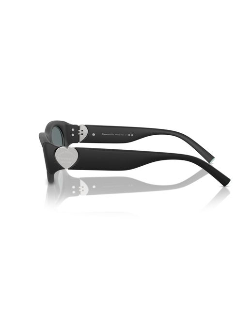 Tiffany & Co Black Tf4222U 84136G Sunglasses Injected Round Mirrored Mirror