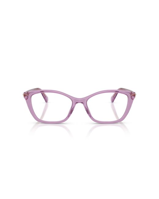 Swarovski Black Sk2065 1096 Optical Frames Acetate Transparent Pillow Normal