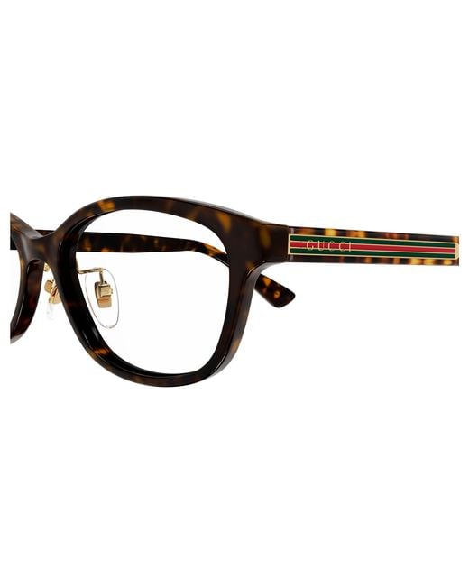 Gucci Black Gg1612Oj 002 Optical Frames Acetate Transparent Round