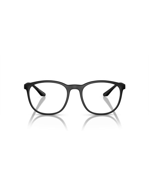Emporio Armani Black Ea3229 5001 Optical Frames Injected Transparent Pantos Normal for men