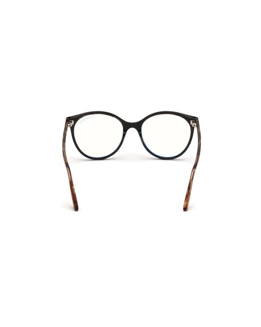 Tom Ford Black Ft5742-B 005 Optical Frames Acetate Round Normal