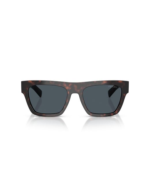 Prada Black Pr C03S 17N70B Sunglasses Acetate Squared Normal for men