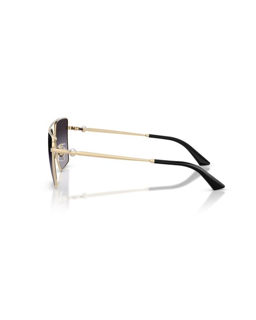 Jimmy Choo Black Jc4016Hb 30068G Sunglasses Metal Squared Normal Shaded